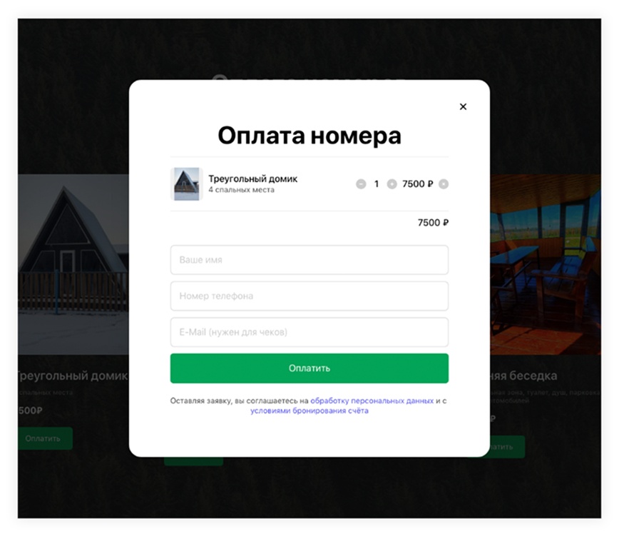 Фото 2. Разработка лендингов на Craftum.