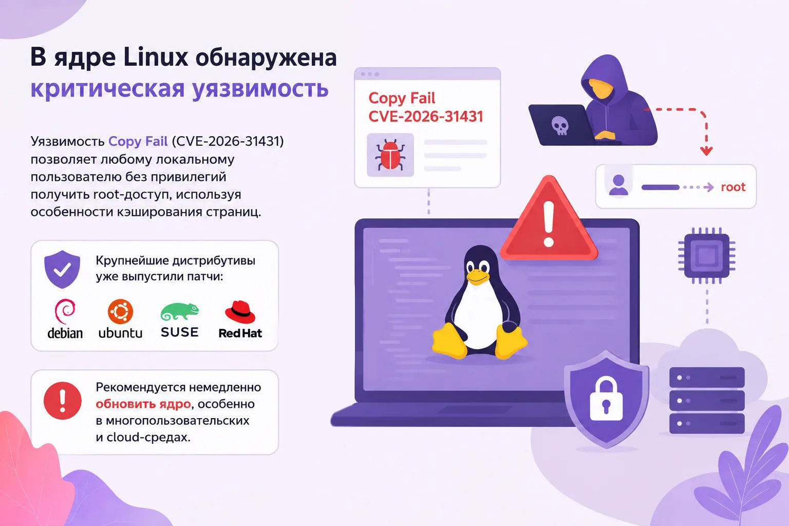 10 строчек кода — и ты root на любом Linux